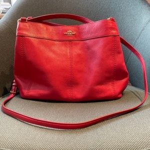 Coach Red Small Lexy Shoulder Bag J1781-F23537
